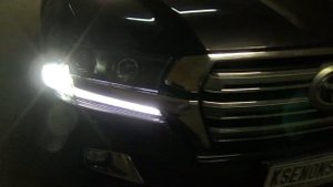 Toyota Land Cruiser 200 2015-  покраска фар изнутри + HPL Crossfire