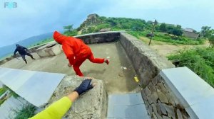 Money Heist vs Police Parkour | Flyingmeenaboi 🔥