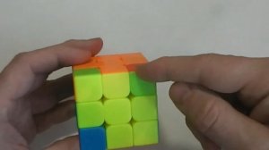 Сборка кубика рубика 3х3 тремя формулами