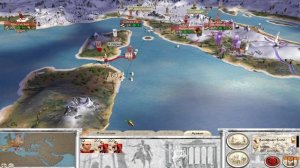 Rome: Total War - Macedon Expansion. Дом Юлиев. Короткая кампания. #1