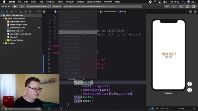 SwiftUI tutorial - How To Create Views, Text and Stacks with Swift UI