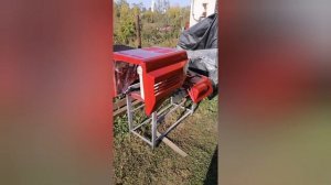 Минитрактор кмз-012, капитальный ремонт, покраска часть 2.