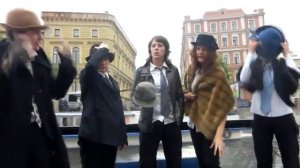 Iva Nova band backstage of VIDEO clip JAGA.