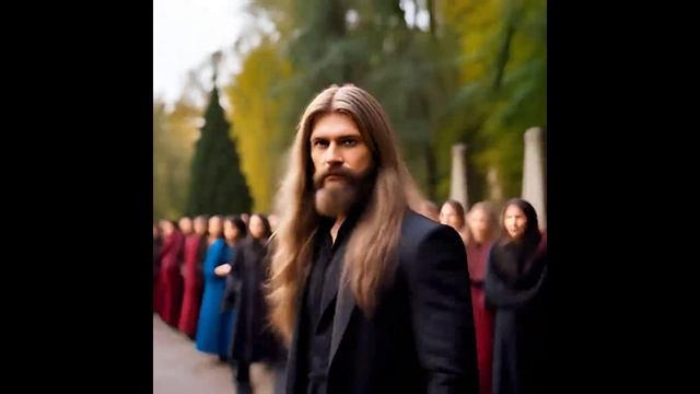 Проект Арт длинноволосый!Длинные волосы у мужчин!