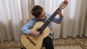Венесуэльский вальс "Отъезд". Исполняет Андрей Царегородцев, 11 лет.