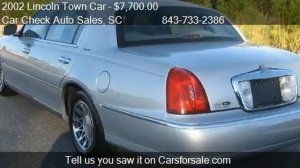 2002 Lincoln Town Car Signature - for sale in Conway, SC 295