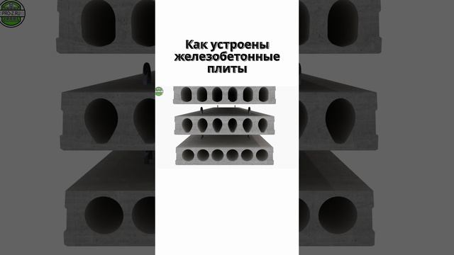 А вы знаете как устроены сборные железобетонные плиты с пустотами?