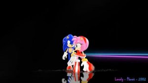 MMD -  Sonic and Amy -  Bad Apple