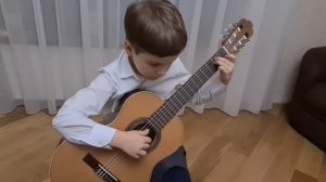 2- й Конкурс "Гитара в Гнесинке", 2021 г. Андрей Царегородцев, 8 лет, 1 группа, соло