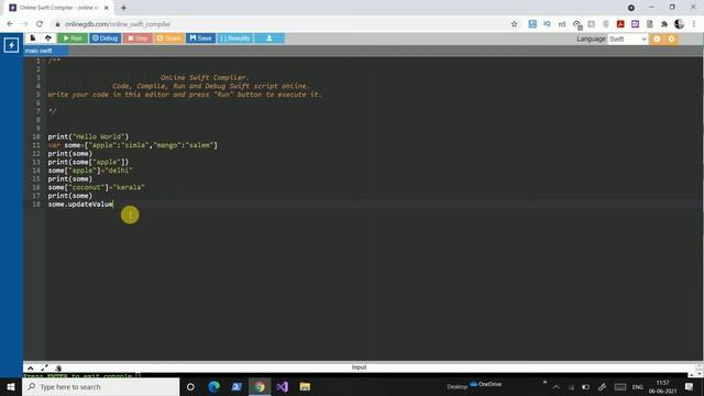 Swift Dictionaries | Swift Tutorial for beginners | Swift in Tamil