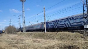 Второй рейс поезда "Таврия" из Крыма!!! Добавились: вагон с надписью "Таврия" и вагон ресторан!!!