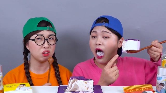 БТС десерт конфеты мороженое Мукбанг ДОНА DONA смотреть онлайн