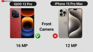 iQOO 12 Pro vs iPhone 15 Pro Max: Full Comparison ⚡ Which Should You Buy?