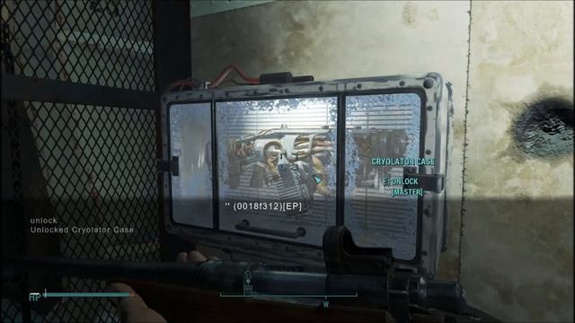 Fallout 4 - how to open locked doors and chests easy, code, cheat cryolator