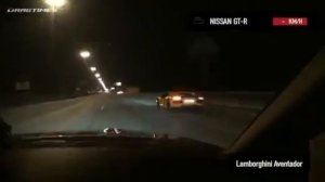 Нисан гтр против ламборджини авентадор, нереальная мощь нисана)