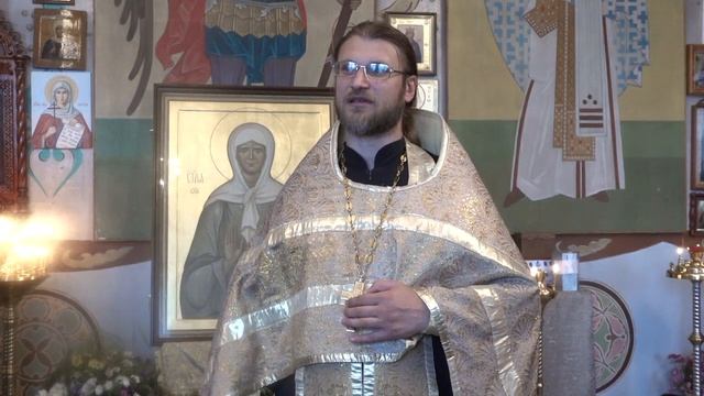 Святая блаженная Матрона в Архангельском храме Михайлова октябрь 2018