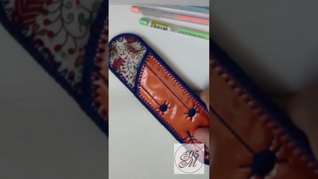 Дизайн для машинной вышивки Пенал для ручек карандашей или принадлежностей рукодельницы