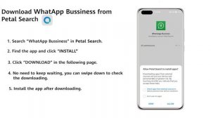 Download WhatsApp Business on HUAWEI Smartphones!