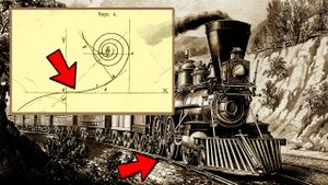 Зарождение на железной дороге первых переходных кривых