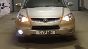 ACURA RDX 2008 OSRAM LEDFOG 101 +BI-XENON HELLA