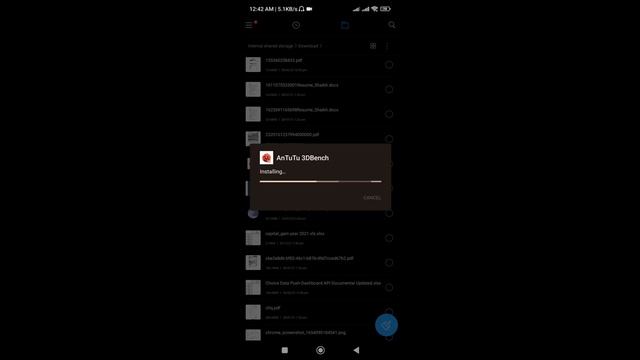 How to install Antutu Benchmark in any android phone 2022 #POCOX3PRO