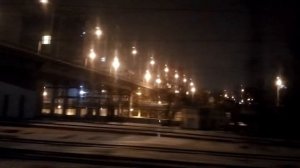 Вокзал Ростов-Главный, поезд №012м «Москва-Анапа»  (прибытие и отправление)