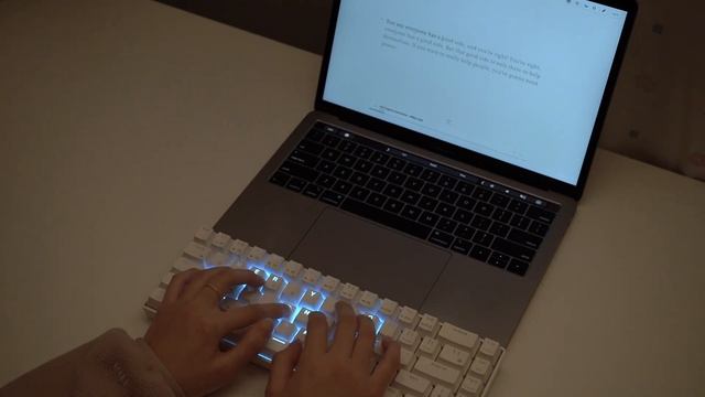 asmr keyboard typing // 1 hr macbook pro, mechanical keyboard & bluetooth keyboard (no talking) смотреть онлайн