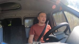 Не успел на выгрузку. Завалился груз. Газель 6 метров.