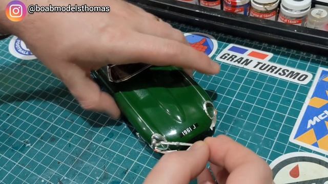 Jaguar E-Type by Revell 1/24 - Part Four - New Tool! - Final Assembly