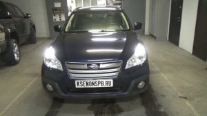 Улучшаем свет Subaru Outback IV-замена ксенона на BI LED HELLA 3R LED + HPL Crossfire