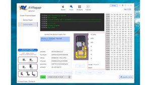 AY A108 BOX Programmer For iPhone X-14 Pro Max Battery/screen truetone/Face ID no soldering