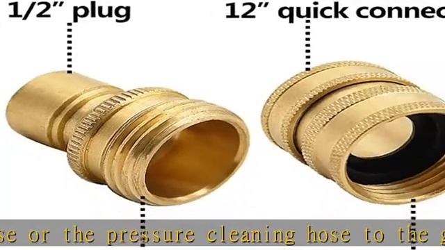 Twinkle Star Pressure Washer Adapter Set, Quick Disconnect Kit, M22 Swivel to 3/8'' Quick Connect, смотреть онлайн