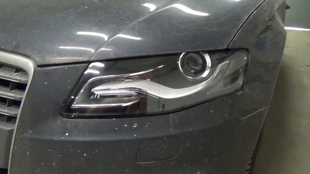 Audi A4. Пробег 500 т.км. Реставрация фар с Родными стёклами!! смотреть онлайн
