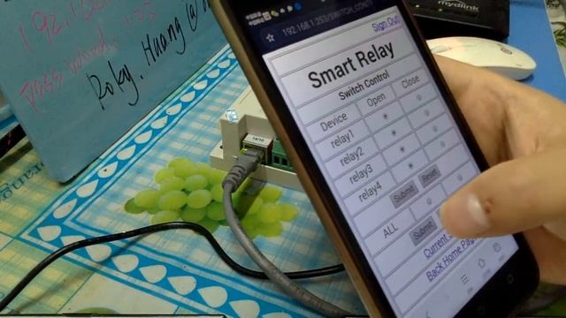 five channel smart wifi relay module with web APP support phone control  by  allen@ltinno.com