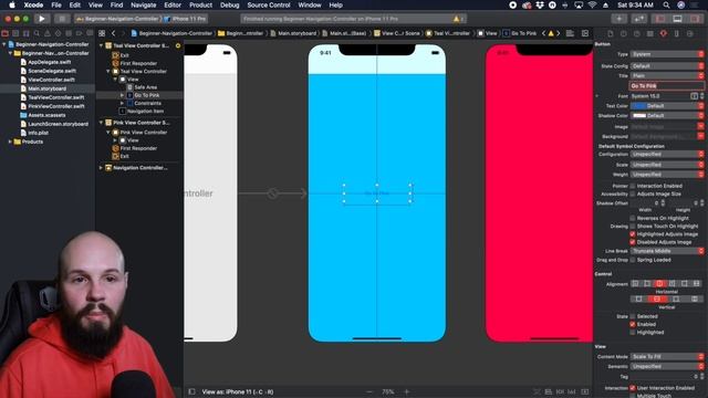 iOS Navigation Controller Tutorial | Xcode 11.4 Swift 5.2