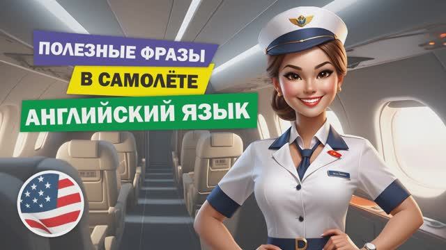 Полезные английские фразы для общения в самолете!✈️️