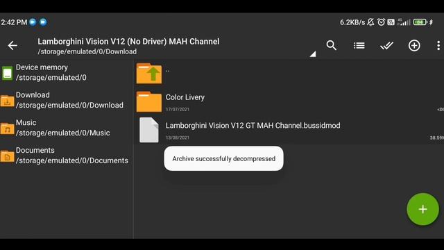 How To Install Lamborghini Vision GT V12 Car Mod In BUSSID || Bus Simulator Indonesia Car Mod