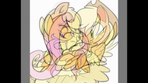 Fluttershy x Apple Jack ( flutterjack или AppleShy )