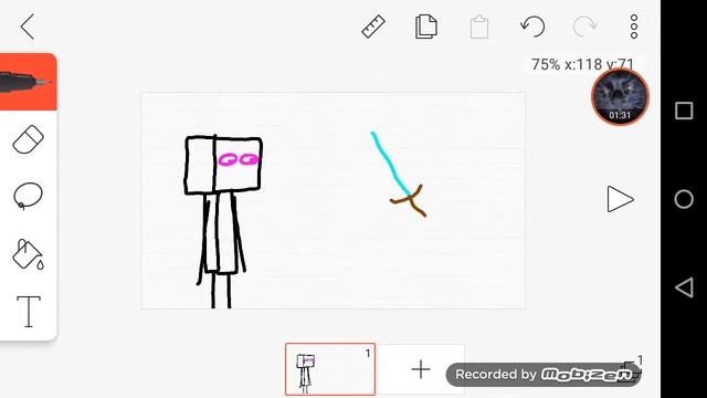 Pencil Minecraft Animation, Endermen/Майнкрафт Анимация с карандашом, Эндермены