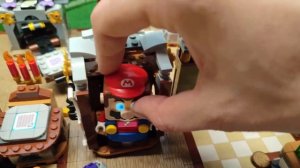 Mario Save Peach while Luigi is sleeping! A LEGO Super Mario Story!