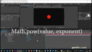 Выражения. Метод Math.pow  After Effects. .Возведение в степень