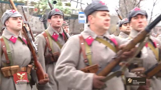 Реконструкция Парада 1941 в Воронеже (10.11.2019)