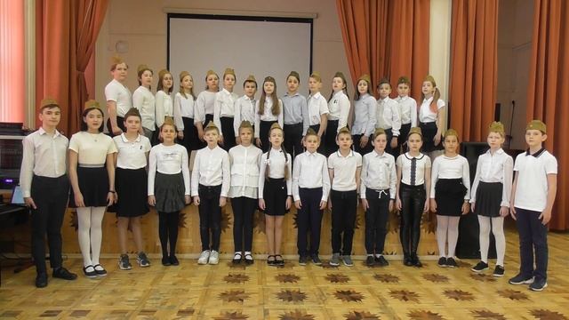 Флешмоб "С песней к Победе" ГБОУ Школа 64