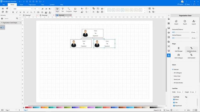 How to Create Organizational Chart in EdrawMax