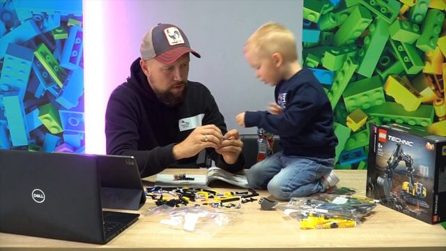 Zestaw Lego, koparka 42121, budujemy, bawimy się, oceniamy смотреть онлайн