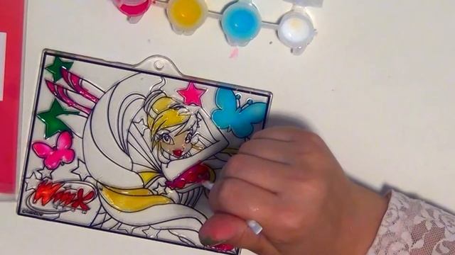 как ПРАВИЛЬНО раскрашивать ВИТРАЖ Winx смотреть онлайн
