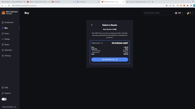 Портфолио в Metamask➤ Мониторинг, покупка, мост, стейкинг