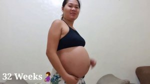 MY PREGNANCY TRANSFORMATION TO POSTPARTUM🤰❤ | Analie Lagunay