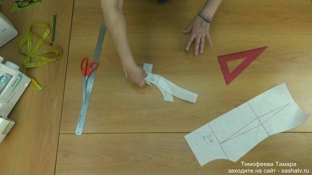 моделирование нарядного топа - шитьё для начинающих урок моделирования от  Тимофеева Тамара