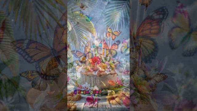 Амина, с днём рождения! Поздравительная Видео Открытка #сднемрождения #сднемрожденияамина